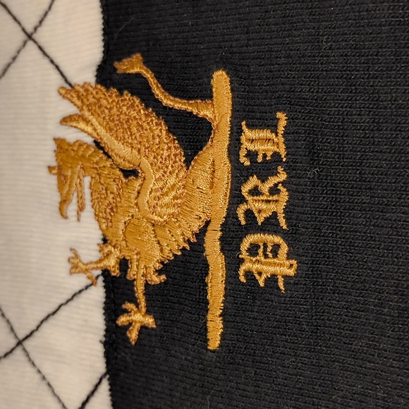 Polo Ralph Lauren vintage men's long sleeve polo shirt large black/white stripes - Picture 4 of 13